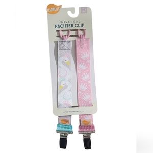 Ulubulu Pacifier Clips, 2 Pack